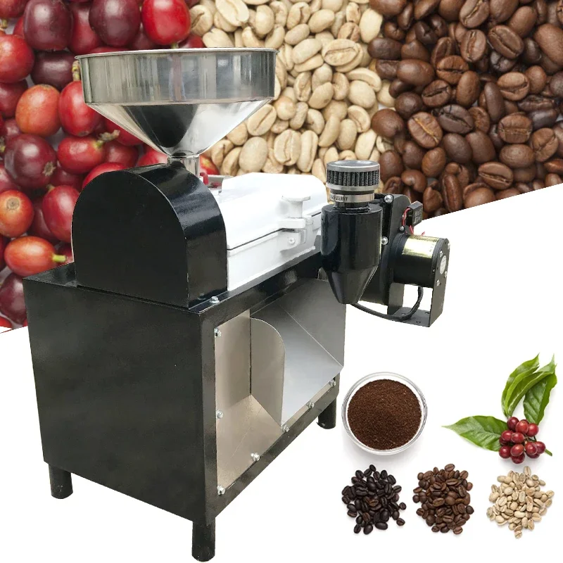 

Top sale coffee husk removing machine coffee bean husk remover coffee sheller cocoa beans shell cracks machine for farm