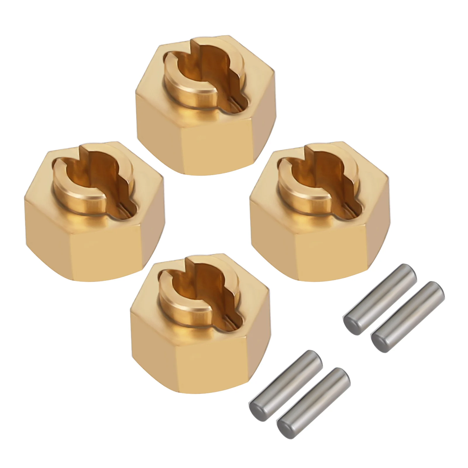 INJORA Brass 7MM Wheel Hex Adapter for 1/24 RC Crawler SCX24 AXI90081 AXI00002 AXI00001 AXI00004 Gladiator AX24