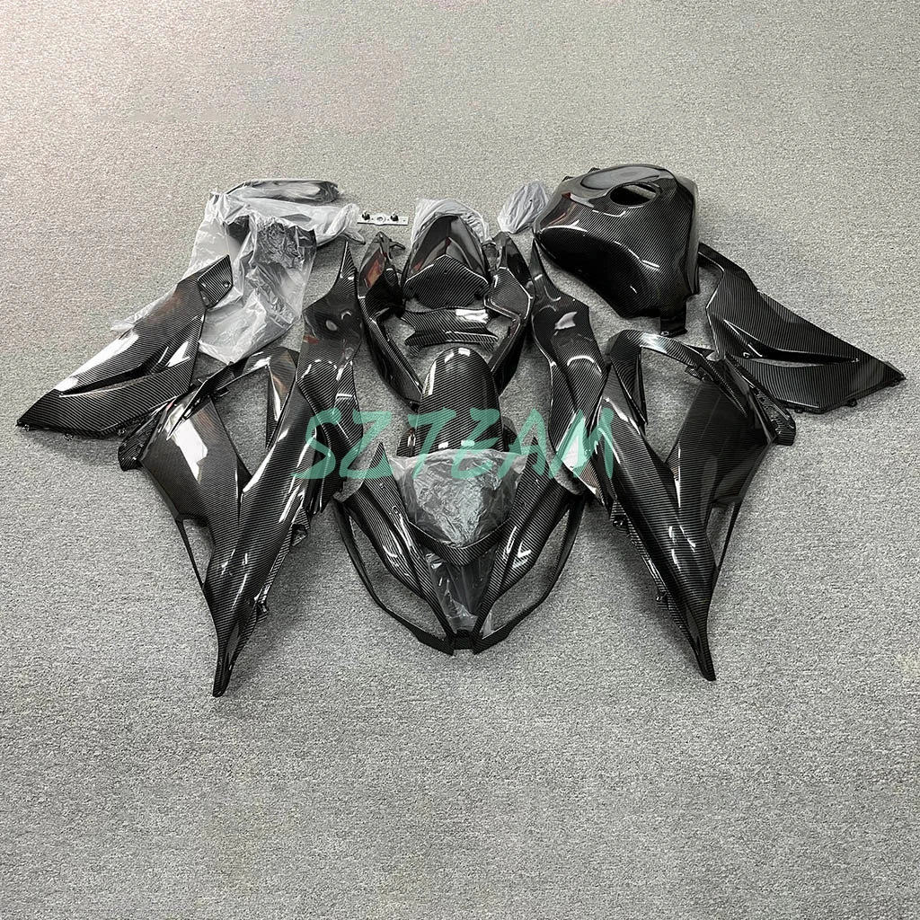 2013 2014 2015 2016 2017 2018 ZX6R 가와사키 636 탄소 섬유 페어링 키트 ZX 6R 13-18 오토바이 플라스틱 바디 세트 페어링