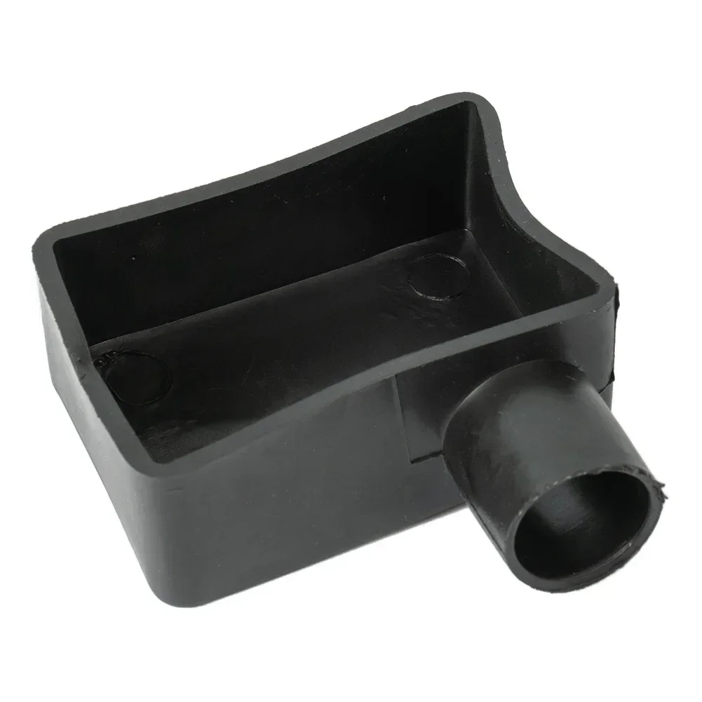 2pc Battery Terminal Cover For Cars Motorcycles Square Rubber Car Battery Pole Protective Cap PVC Soft Sleeve Silicone New Parts