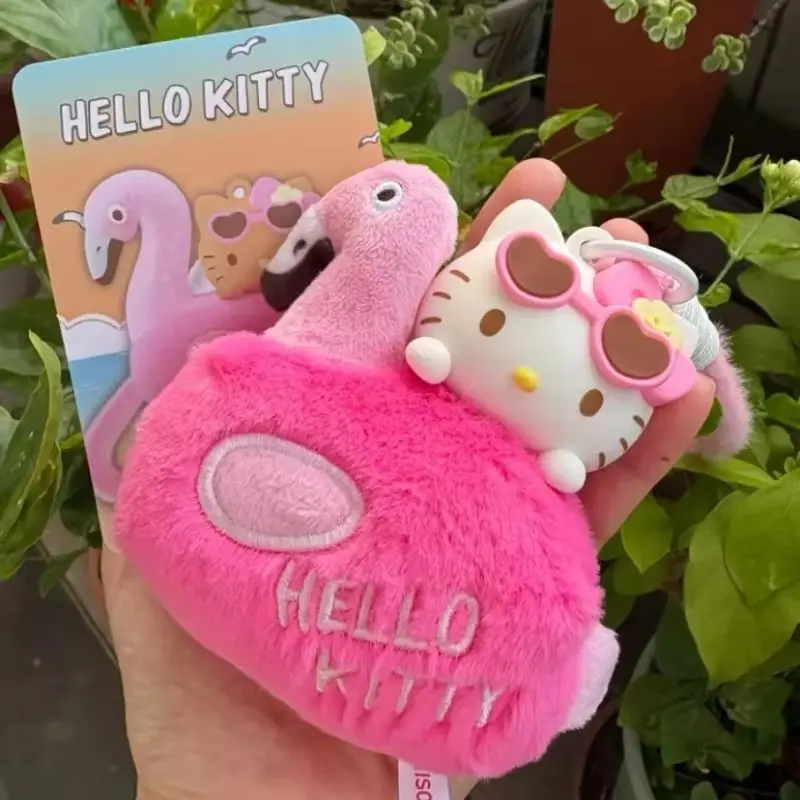 حقيقي مرحبا كيتي الصيف تان الجلد سلسلة الروائح قلادة صندوق أعمى Kawaii مرحبا كيتي حقيبة قلادة صندوق غامض كهدية