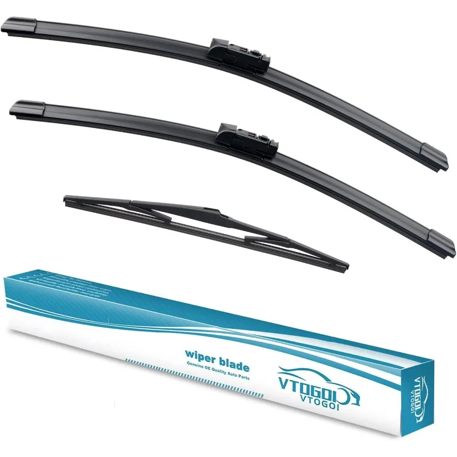 

Щетки стеклоочистителя с комплектом щеток заднего стеклоочистителя для Mazda CX5 20172023, автомобильные сменные щетки стеклоочистителя, которые встречи OEM Qua