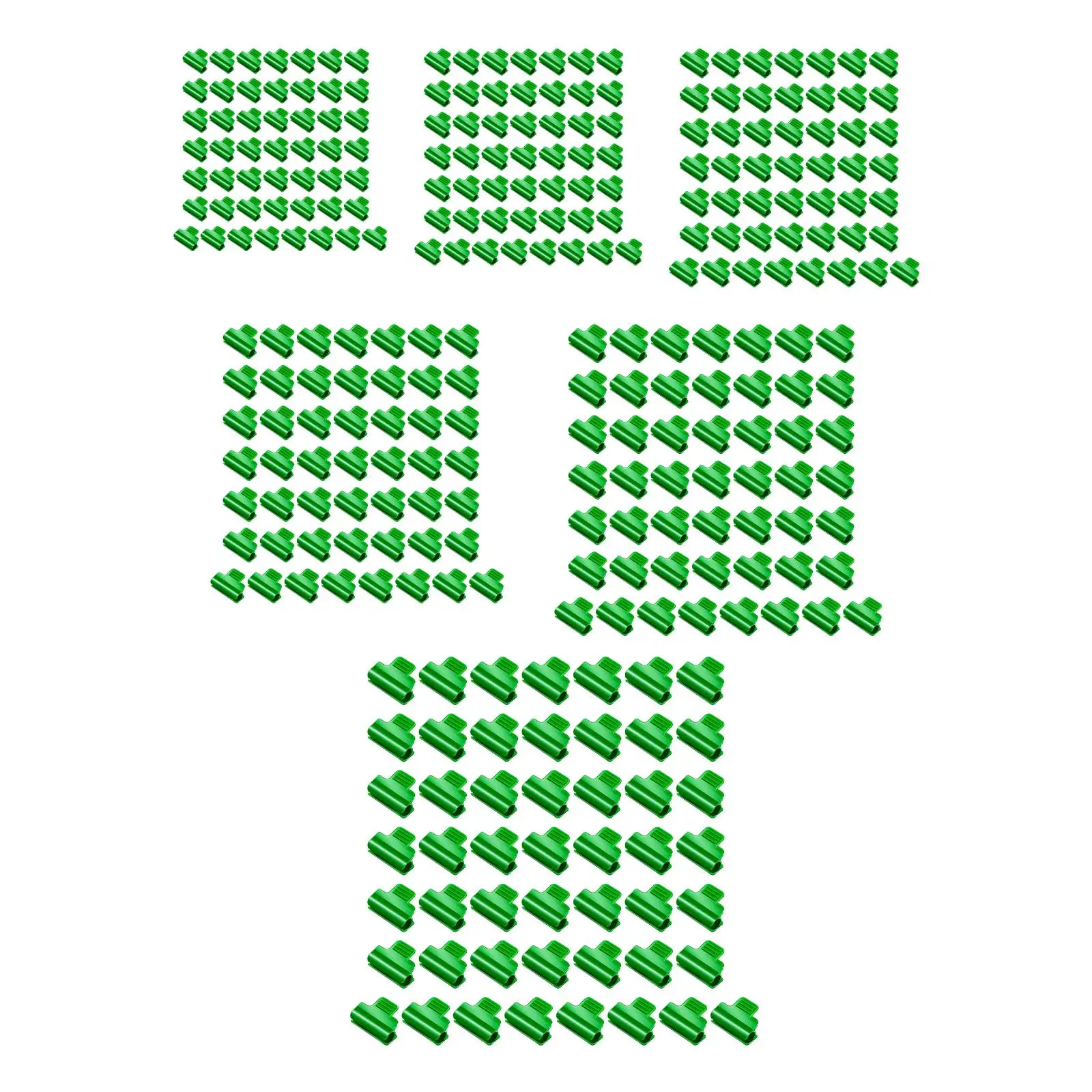 50 Greenhouse Film Clips, Multifunctional, Lightweight, Easy to Install, Garden Clips for Netting Plant Support, Garden Stakes
