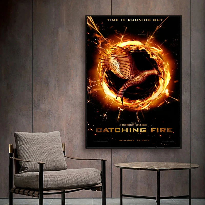 The Hunger Games Poster Classic movie poster Canvas Printing wall art decoration hanging painting For Home Living Room Art Decor