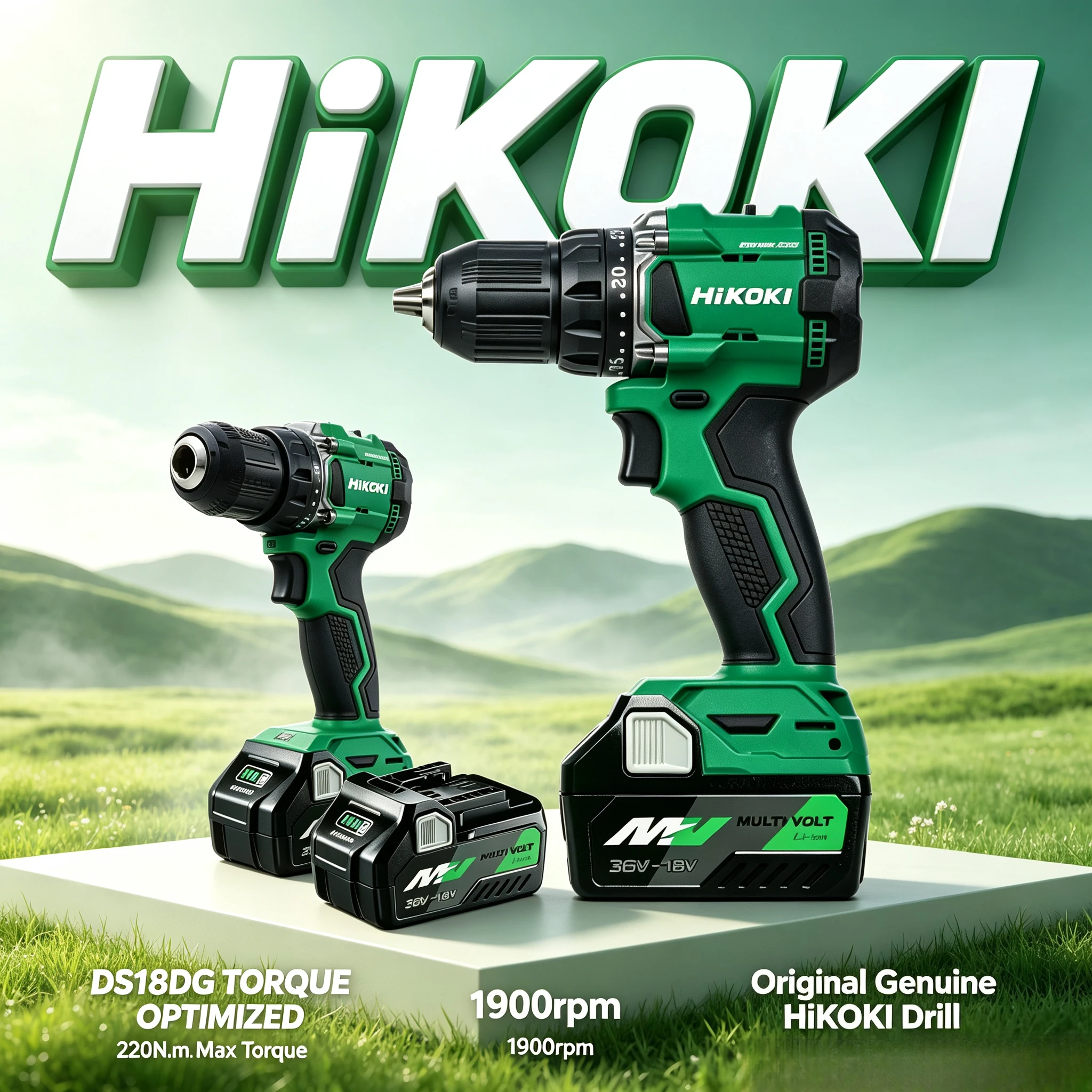 Original  HiKOKI 18V DS18DG Electric Driver Drill Bare Unit Match BSL18 Series Battery Bare Tool For DIY Enthusiast Daily Use