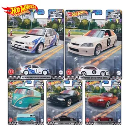 Genuine Hot Wheels Premium Car Boulevard Diecast 1:64 Vehicles Boys Volkswagen T1 Panel Bus Honda Civic Type R Children Toys