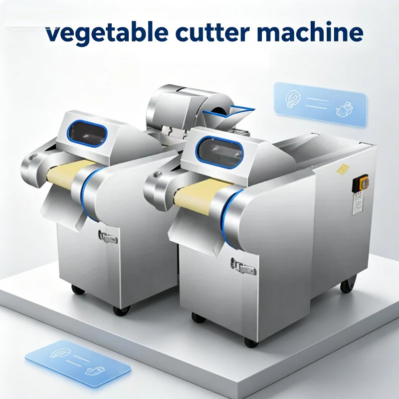 Commercial Fruit And Vegetable Cutter Machines Electric Carrot Slicer Potato Chopper Banana Chips Slicing Cabbage Cutting Machin