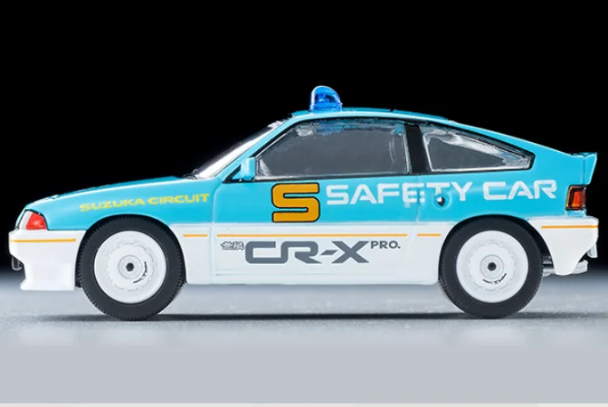 24.7 Tomytec Tomica TLV N318 A/B CR-X MUGEN Safety Car Limited Edition Simulation Alloy Static Car Model Toy Gift