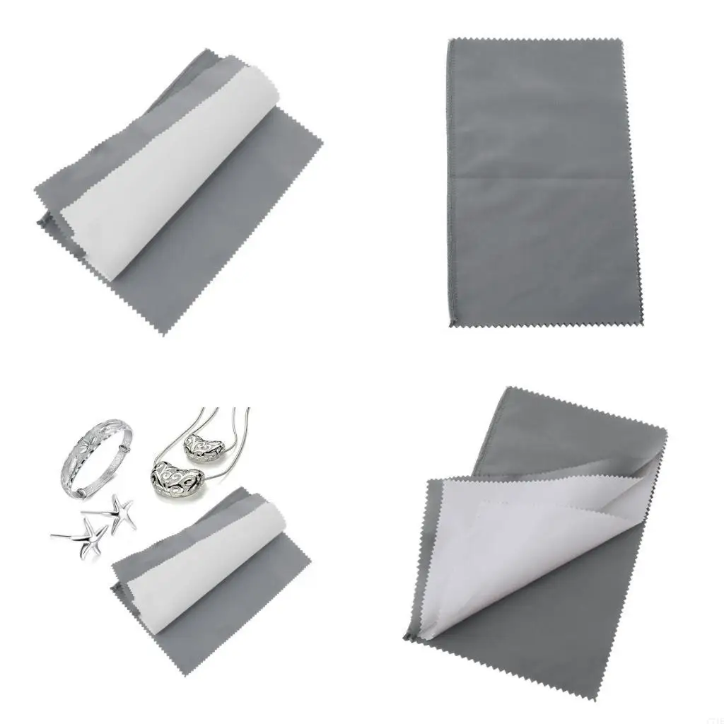 

Cleaning Cloth for Silverware Jewelry Handling Reusable Wipe Cloth Jewelry