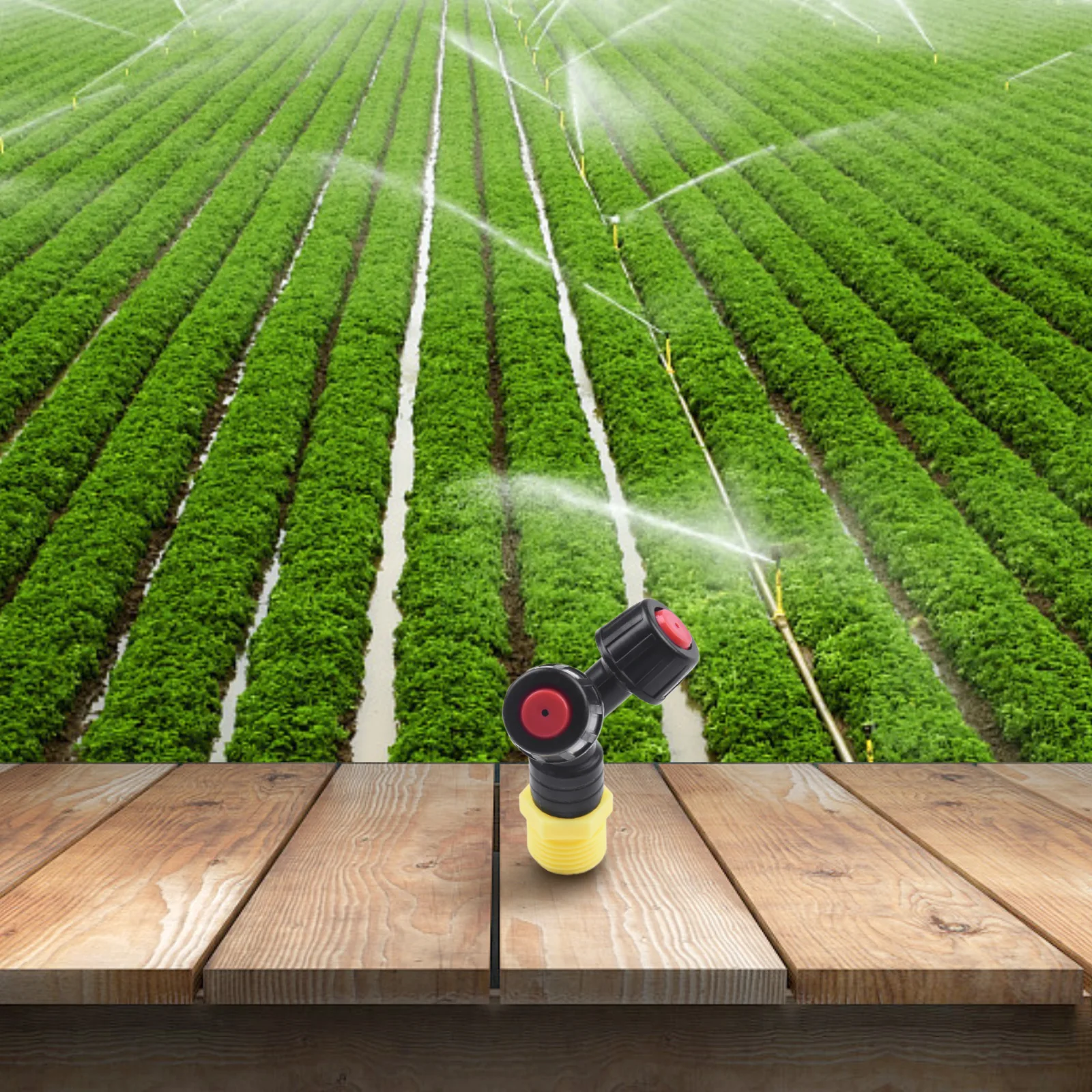 Micro-spray Nozzle Multiple Modes Plastic Two-mouth Adjustable Agricultural Atomization Double-head Easy To Install