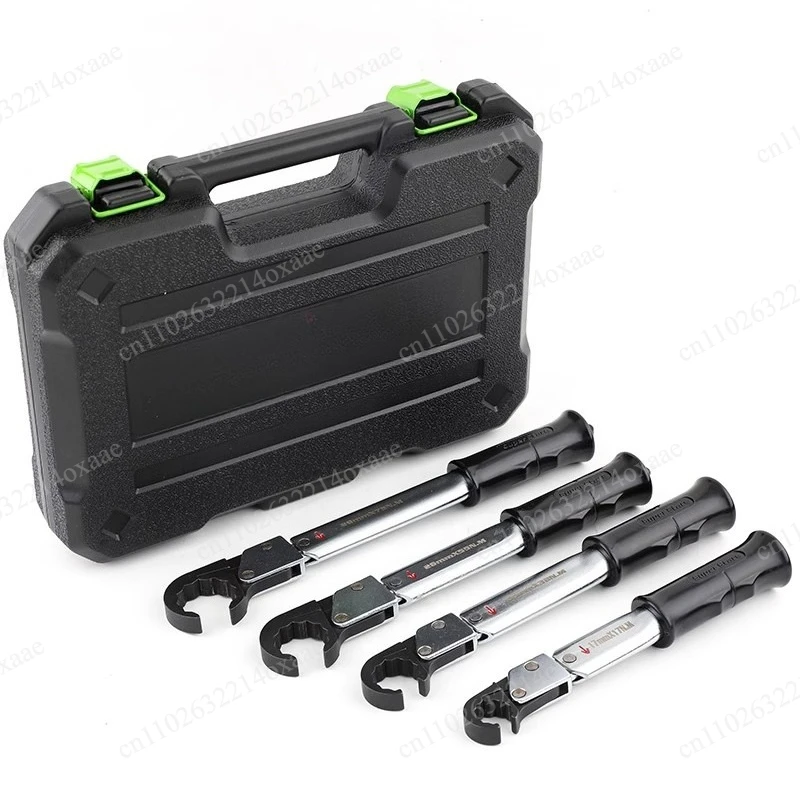 ST-02L Ratchet Torque Wrench Set, High-Precision Open-Type Wrench, Air Conditioning Maintenance Tool