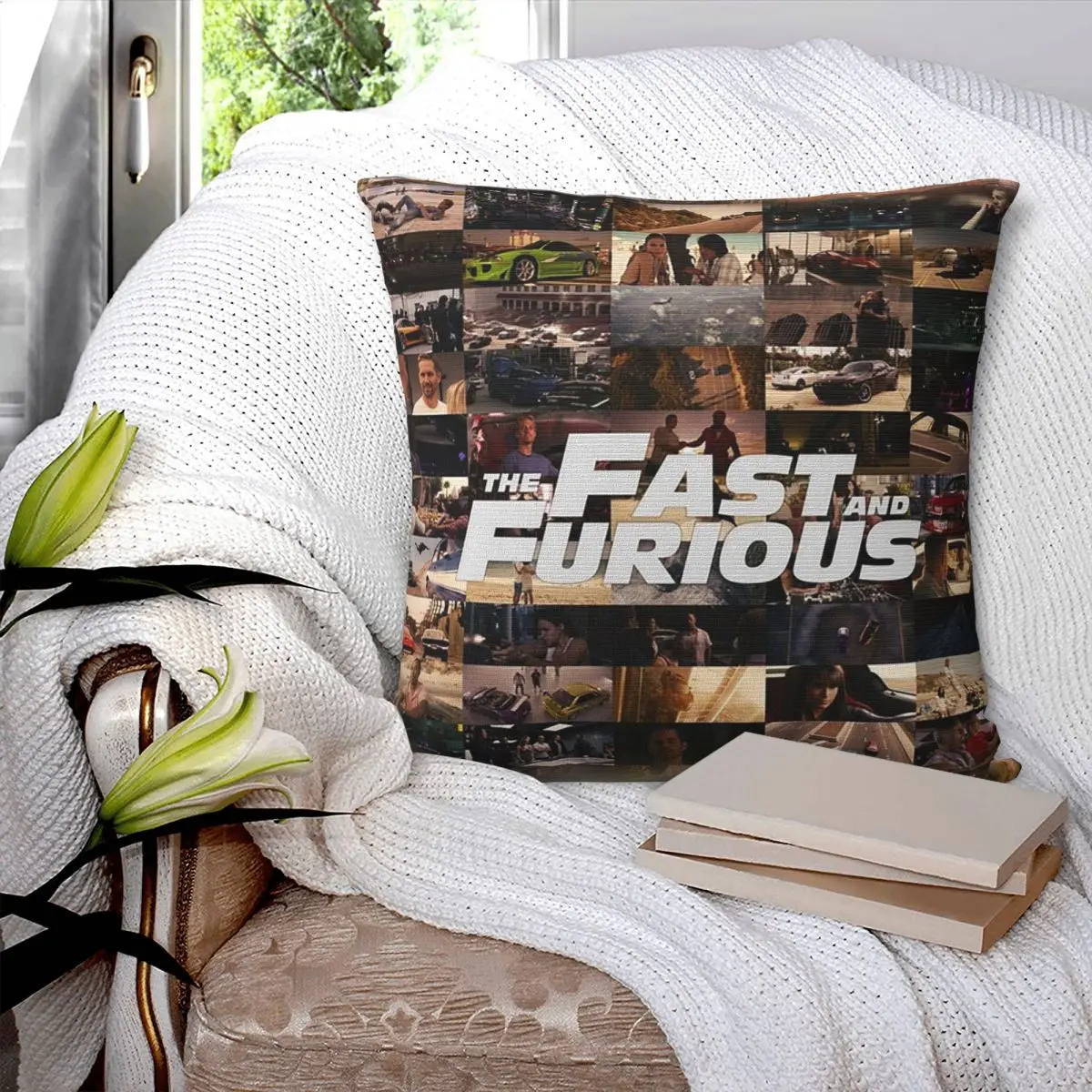 Fast And Furious - Legends - Tribute Square Pillowcase Pillow Cover Polyester Cushion Comfort Throw Pillow for Home Bedroom