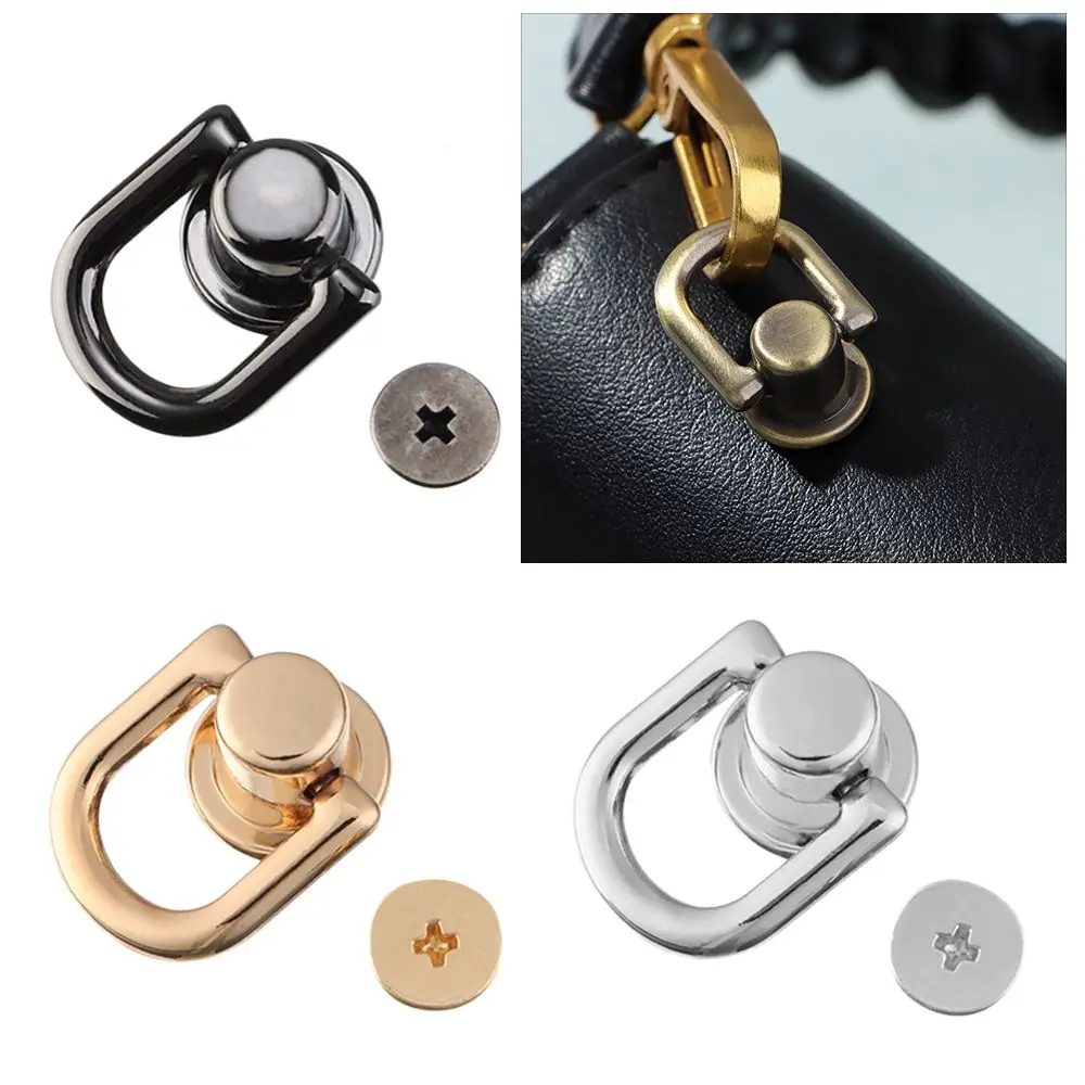 Leather Crafts Bag Snap Leather Craft Luggage Buckle Studs Button Nail Buckle Metal Bag Rivet Handbag Belt Connector