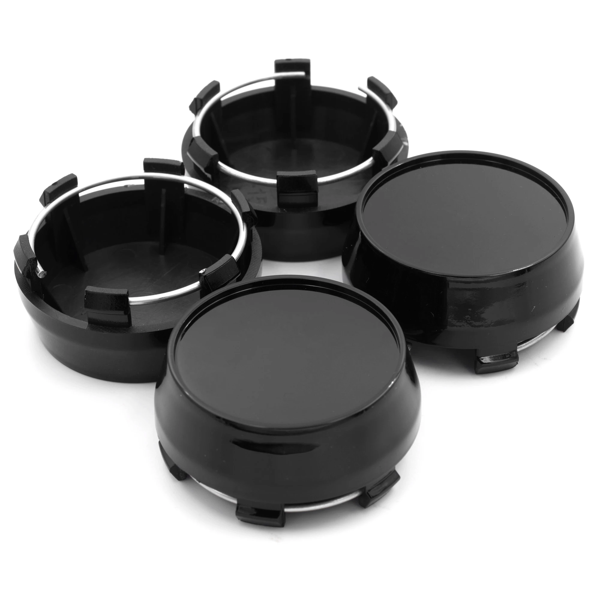 RhinoTuning 2/4PCS OD 60mm/2.36" ID 56mm/2.20" Car Wheels Rim Cap For Wheel Hub Cap Rim Cover Auto Replacement Parts Accessories