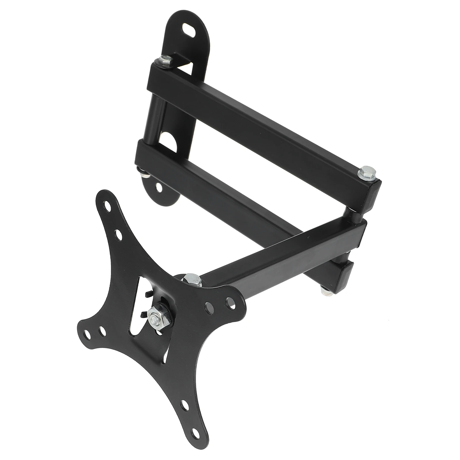 

Telescopic Monitor Holder Swivel Hanger Universal Wall Mount Bracket for Flat LCD Stable Stainless Steel Tilt Adjustable Easy