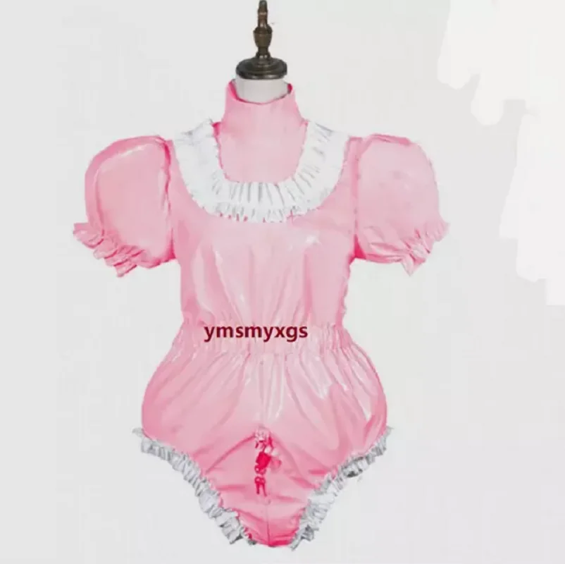 Adult Baby Hoodies Vinyl Maid Sisi PVC Lockable Cosplay Costume Customization