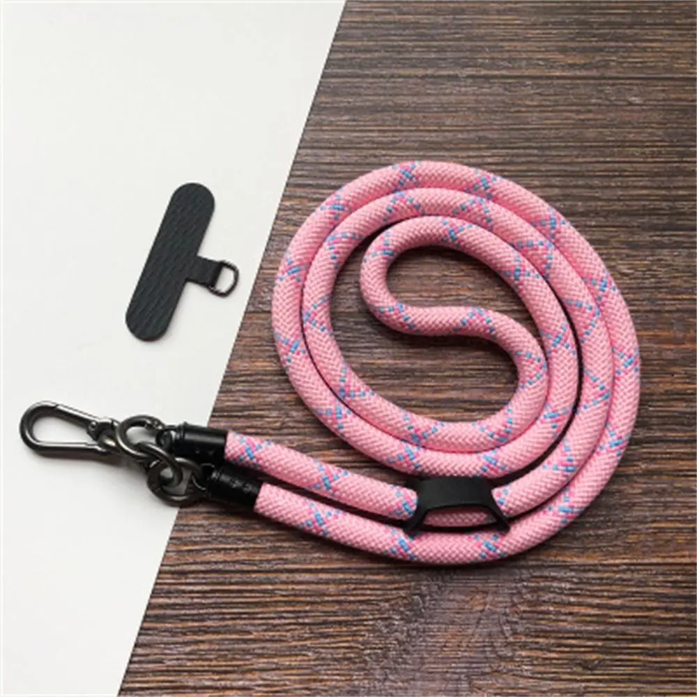 

Adjustable Crossbody Phone Lanyard Anti-lost Detachable Phone Neck Strap 8mm Safety Rope Mobile Phone Strap Phone Charm