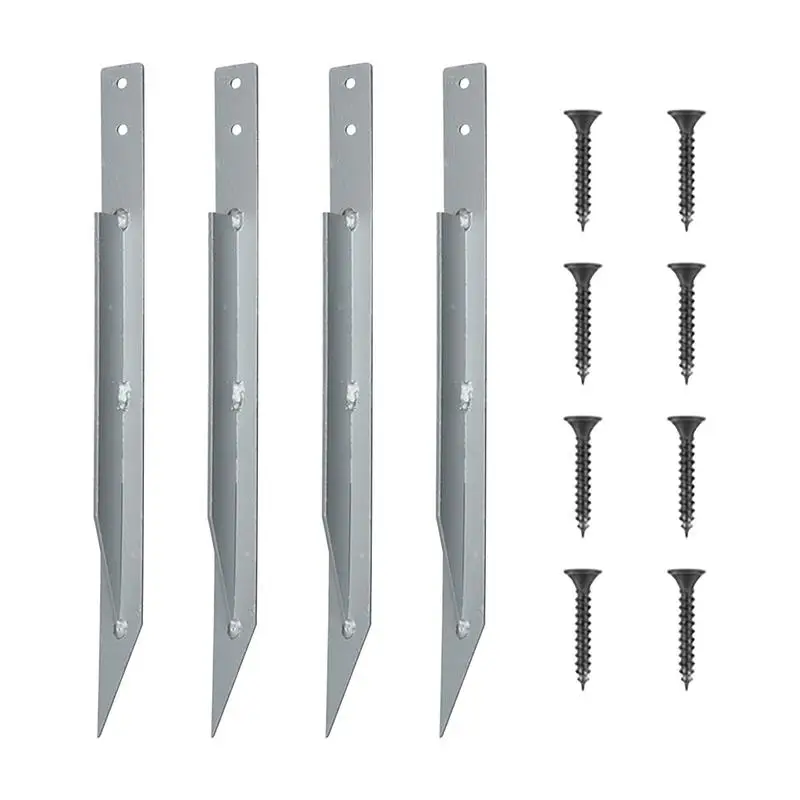 Outdoor Swing Anchors Earth Ground Anchors For Camping Tent Heavy Duty 4X Metal Tents Fixing Nails For Securing Animals Trees