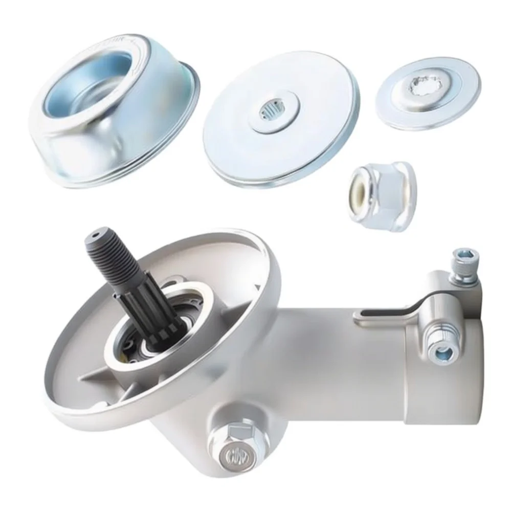 For Garden Maintenance Silver Gear Head Box Robust Construction Direct Replacement Part For FS55 Brushcutter For