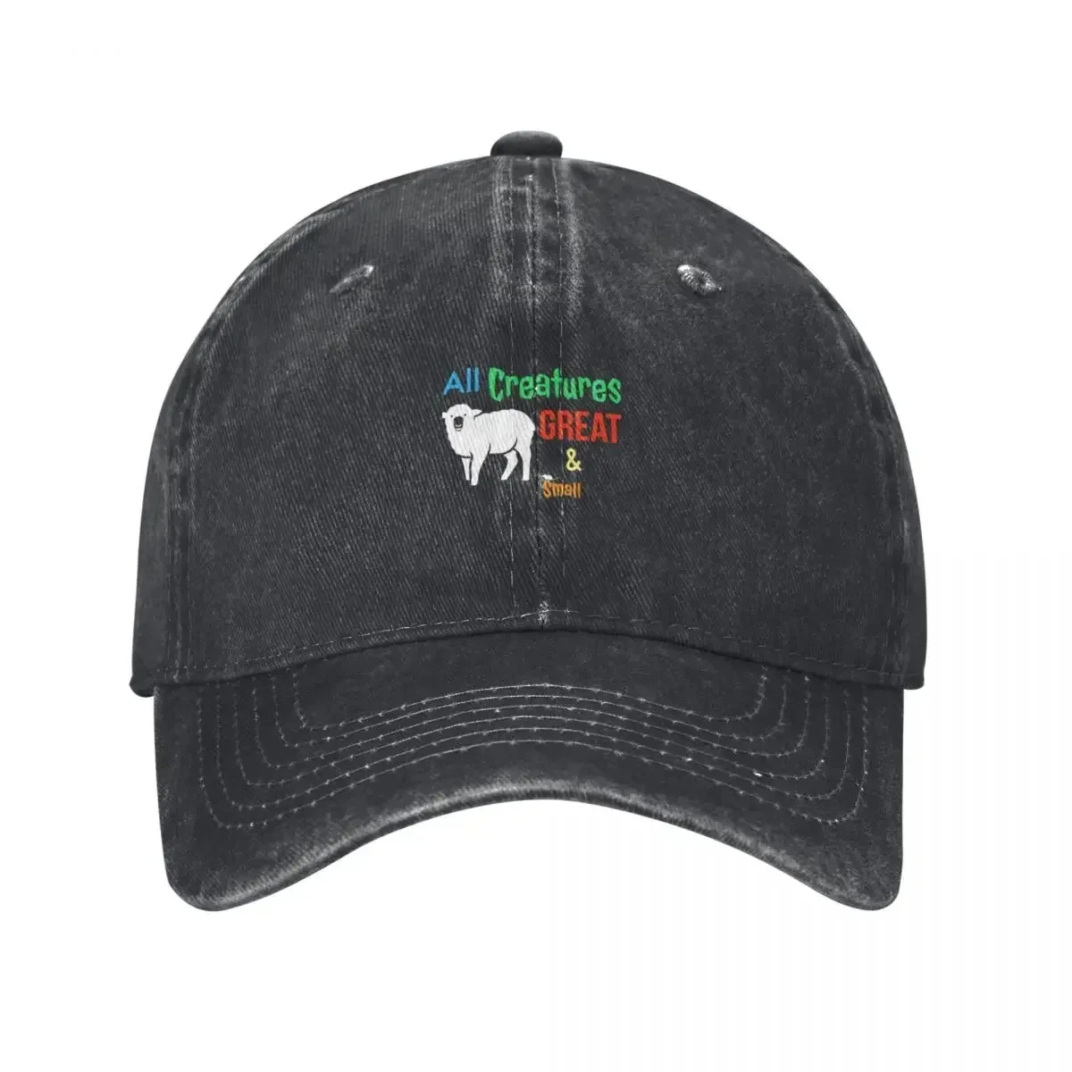 All Creatures Great and Small. Baseball Cap sun hat Fishing cap Unique hats Fashion Beach Female Men's