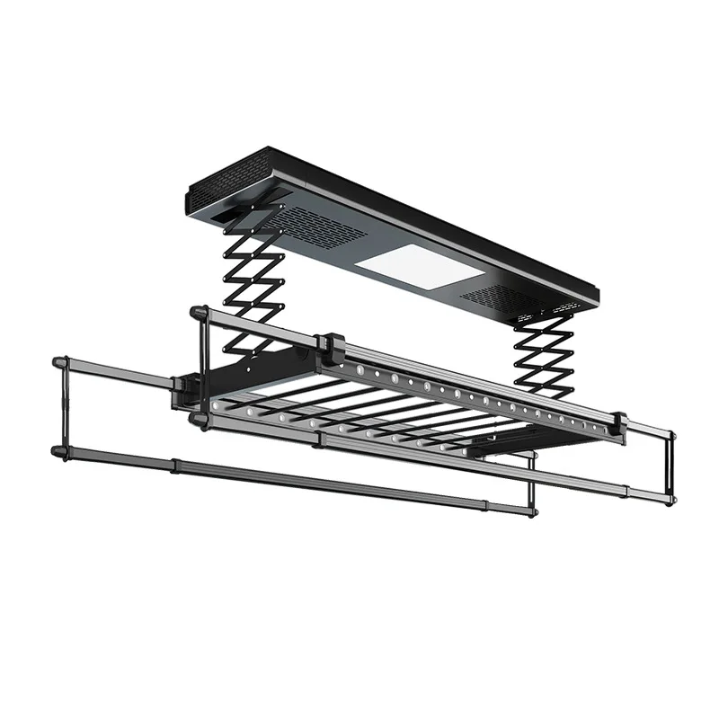 Smart Electric Clothes Drying Rack With Heating For Indoor Balcony Home Use Automatic Lift-and-Lower
