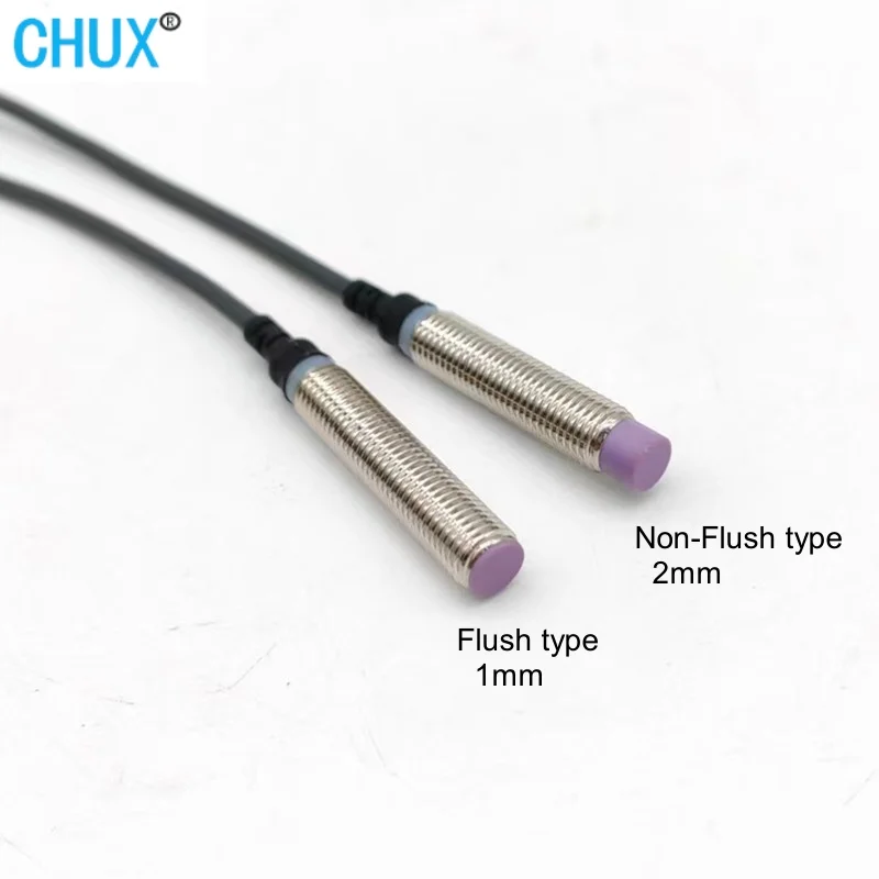 

CHUX M8 PNP металлический индуктивный переключатель датчик приближения заподлицо не заподлицо 1 мм 2 мм расстояние обнаружения высокая частота