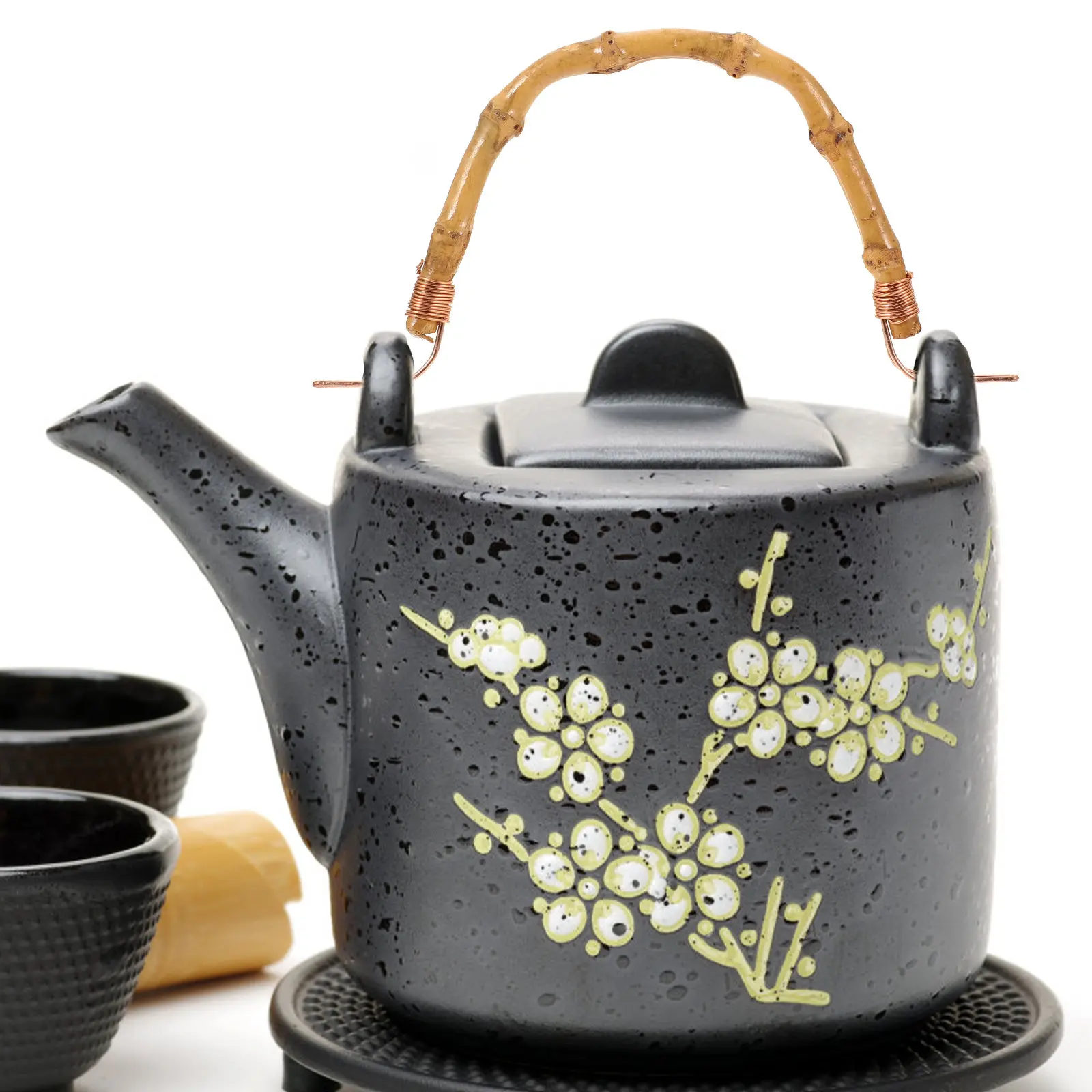 

2Pcs Tea Pot Handle Replacement Resistant Kettle Grip Ergonomic Compact Teapot Accessories Kitchen Essentials