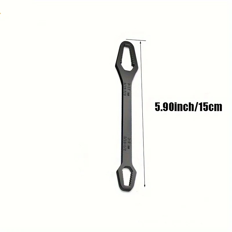 3-17mm Multifunctional Double End Box Wrench 8-22mm Hexagonal Solid Wrench for Tightening Various Diameter Screws and Nuts