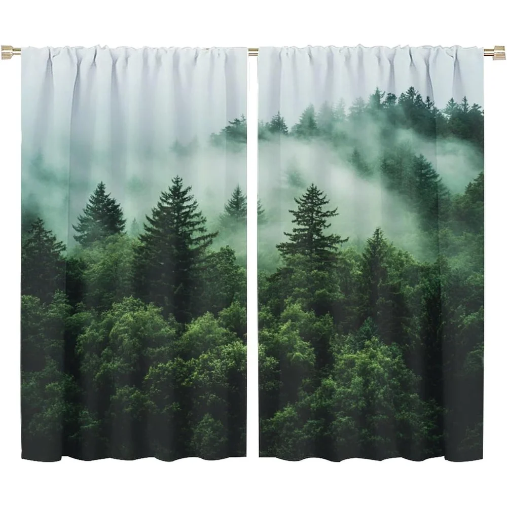 2 Panels Green Mist…