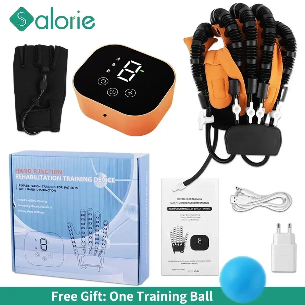 Hand Rehabilitation Robot Glove Finger Exerciser Training Gloves Hemiplegia Stroke Paralyzed Cerebral Infarction Hand Trainer