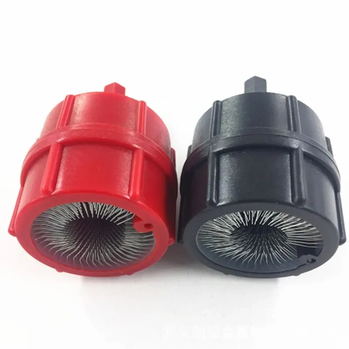 2pcs Plastic Car Battery Terminal Brush Top Post Terminal Cleaning Tool