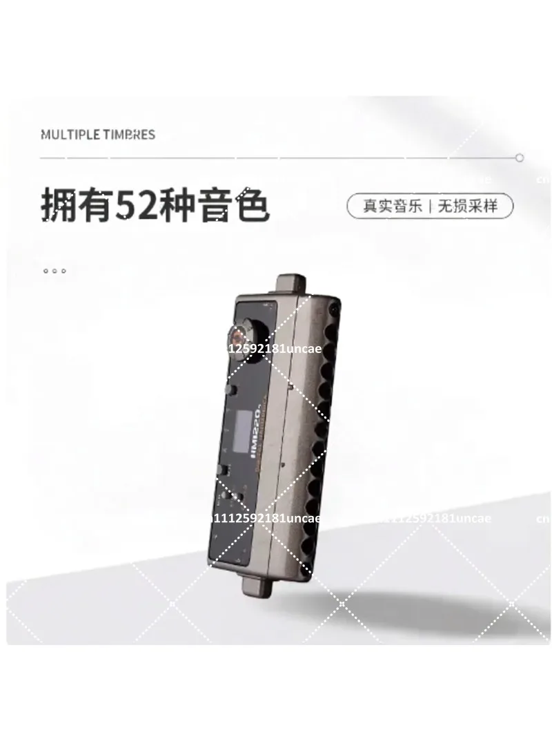 Professional Digital Harmonica HM1220 with Built-in Speakers MIDI Controller 52 Sound Modes Bluetooth Music Sync