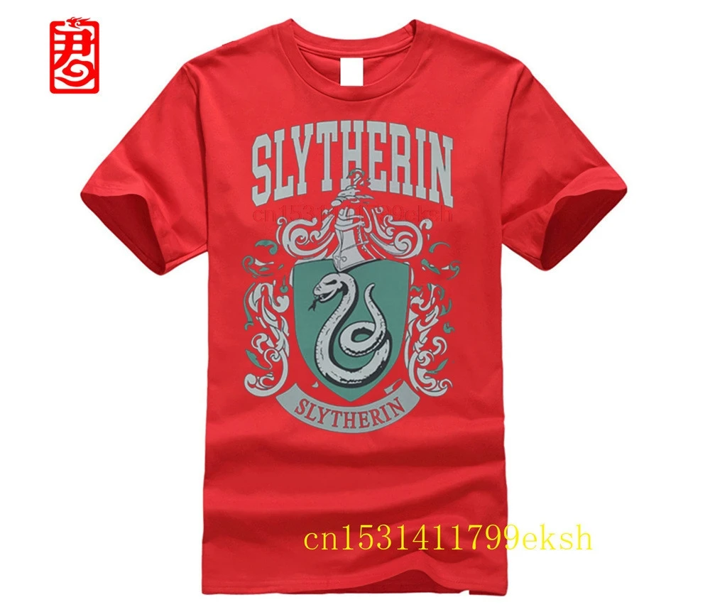 custom printed cotton O neck T-shirt best selling Slytherins T Shirt