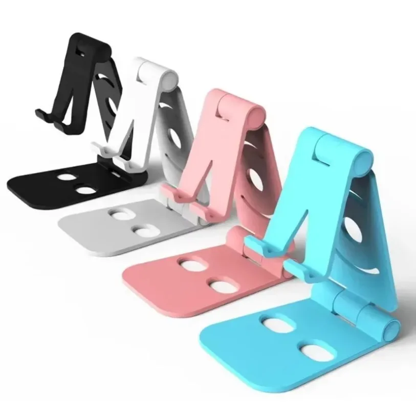 Multi-angle Adjustable Foldable Mobile Phone Holder Desktop Lazy Bracket Dock Compatible with iPhone 16 15 14 13 12 Pro Max Xs image 4