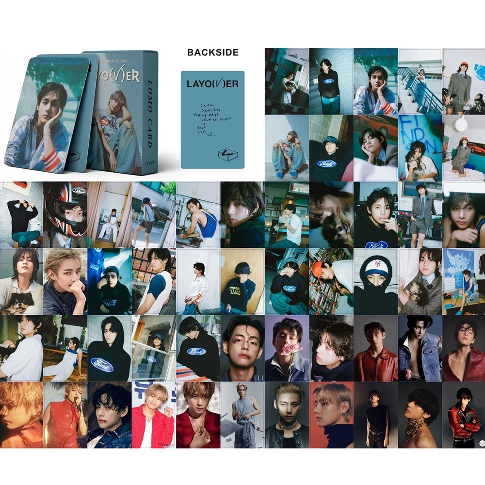 55pcs/set Kpop New Album Lomo Cards High Quality HD Double Side Print Photo Cards