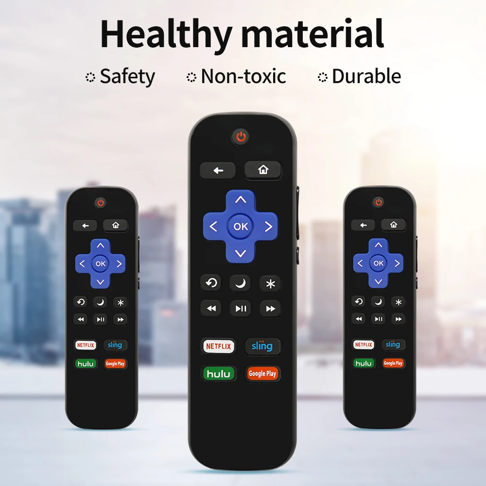 Universal Replaced Remote Control RK-NSHG Suitable for Insignia Roku TV Remote All Insignia Roku Smart LED TV