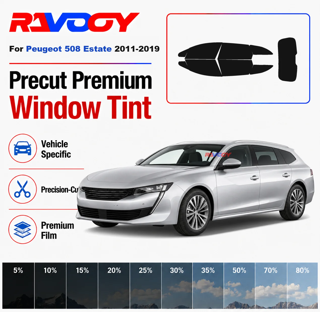 premium-precut-window-tint-kit-front-rear-windows-rear-windshield-for-peugeot-508-estate-2011-2019-car-solar-nano-ceramic-film
