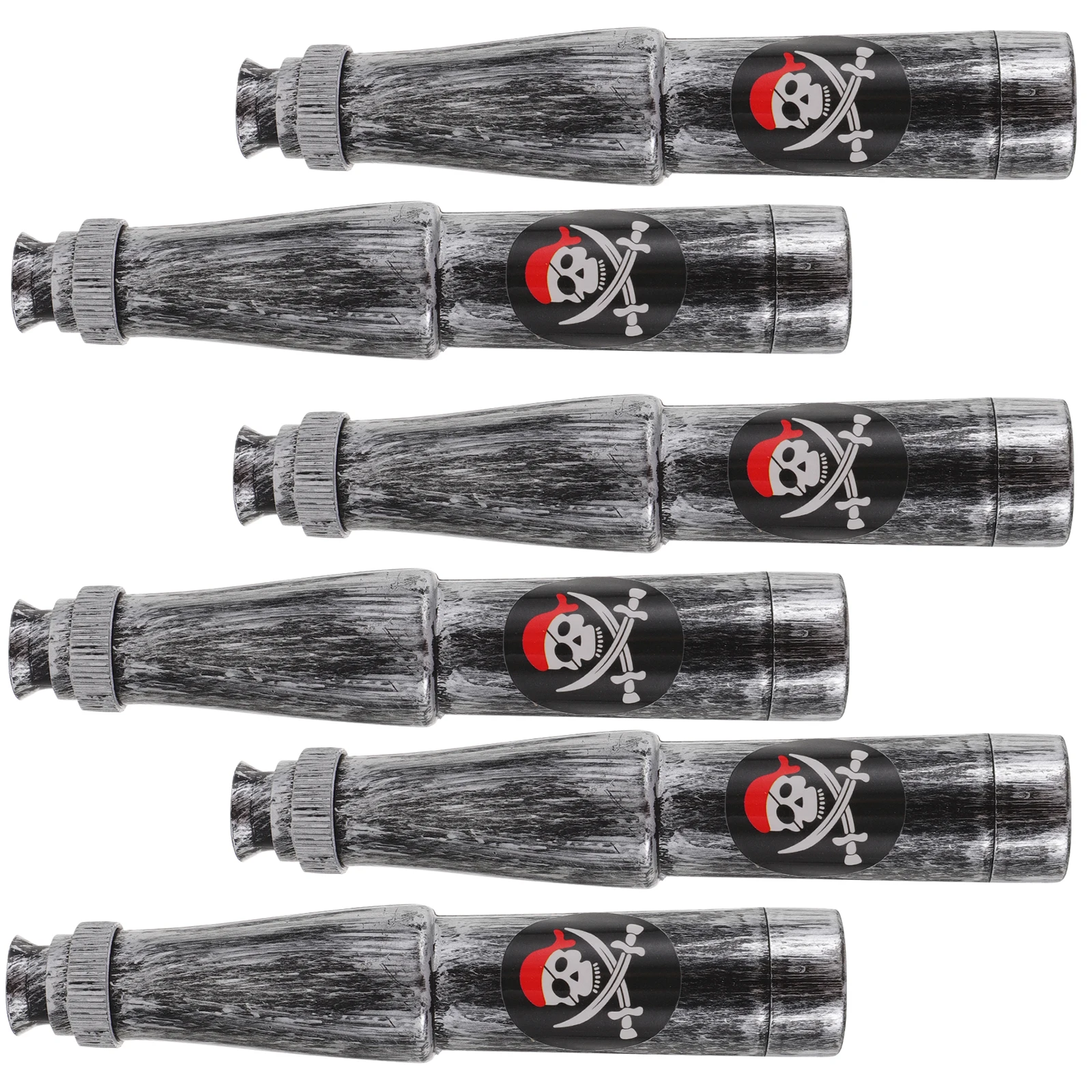 

6 Pcs Pirate Telescope s Telescopes Accessories Pocket for Plastic Child