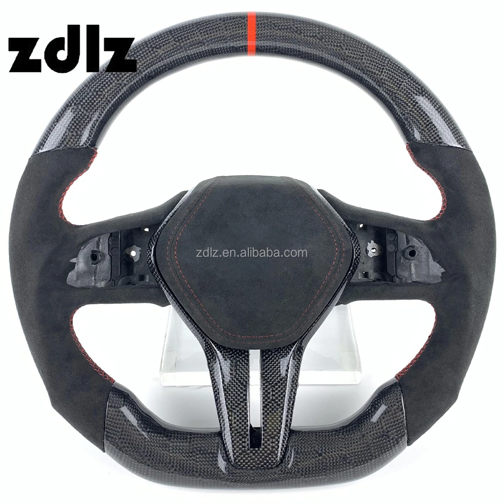 Custom Suede Leather Honeycomb Carbon Fiber Steering Wheel For Infiniti Q50 Q60 Q60S 2018 2019 2020 2021 2022 Steering Wheel