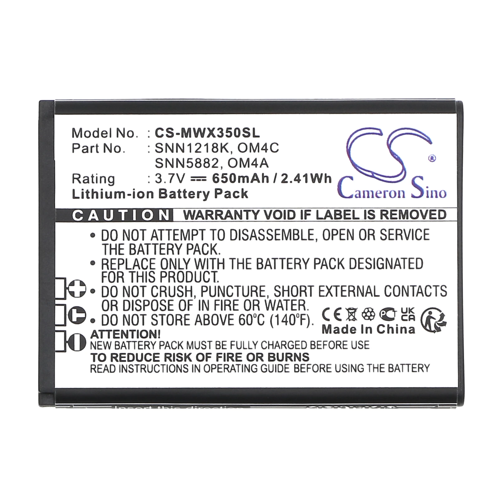 Cameronsino 650Mah … - image