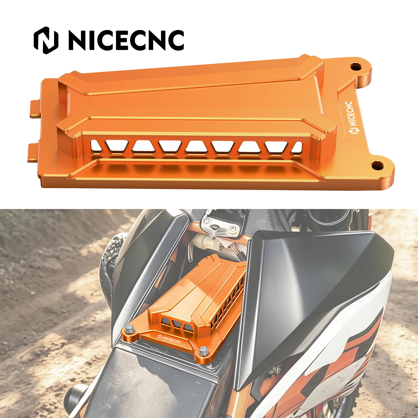 

NICECNC Motorcycle Airbox Top Cover for KTM 690 Enduro R 690 SMC 690 SMC R/Rally 2008-2025 GasGas 700 SM 700 ES 2022-2025