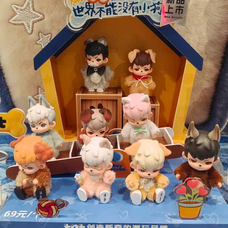 Genuine  TNT Boy Rayan No Puppies No World Series Blind Box Figure Fluffy Collectible Desktop Decoration Ideal Gift for Toy Fans