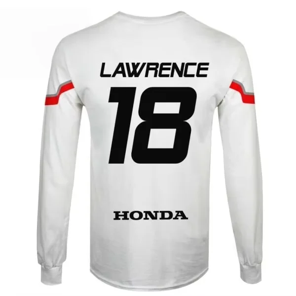 Motocross Long Sleeve Men's T-Shirt #18 Moto Jersey Quick Drying Breathable Gear Off-Road Riders Mountain Bikers Jersey