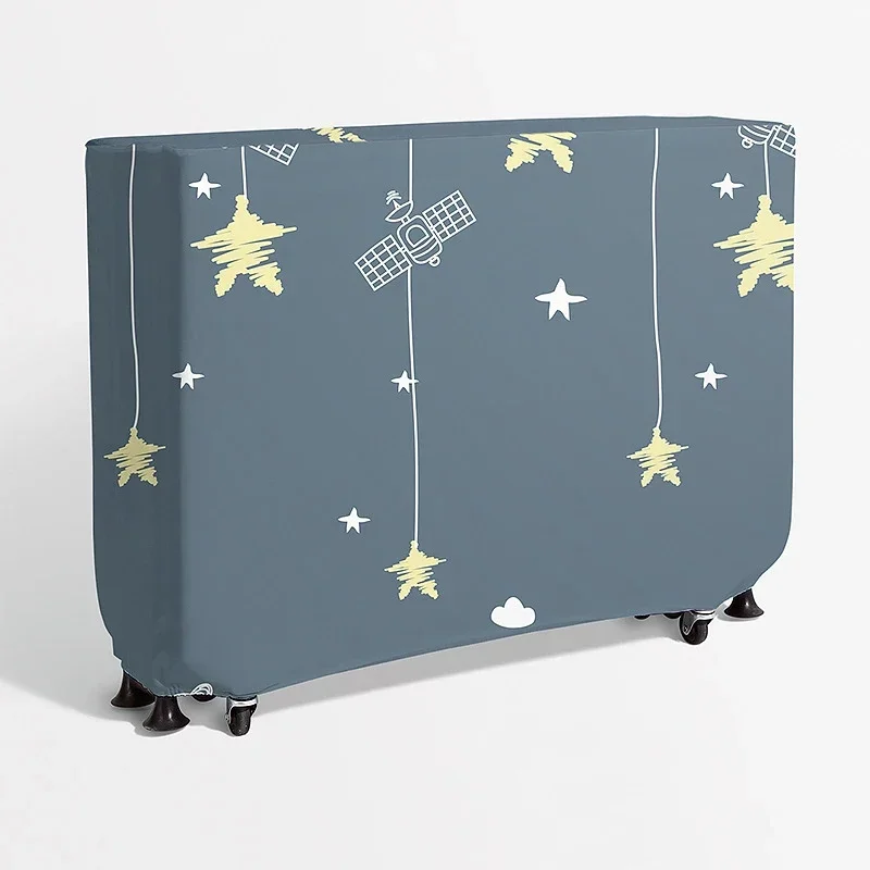 

Printing Folding Bed Cover All Inclusive Dust-Proof Bed Cover Office Leisure Camp Beds Escort Bed Protect Outdoor Recliner Cover