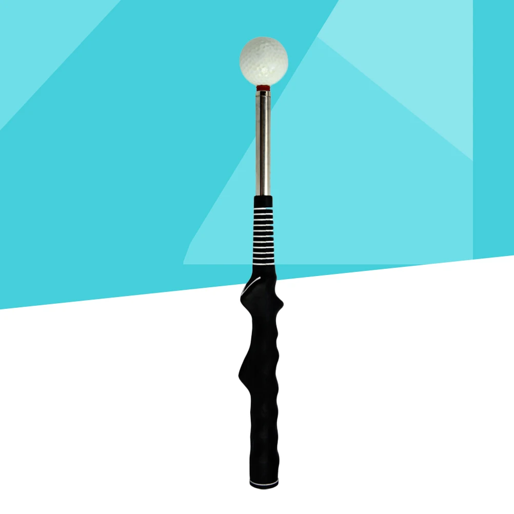 

Swing Trainer Anti-Slip Grip Telescopic Design Ringing Sound Correct Swing Timing Improvement Training Stick For