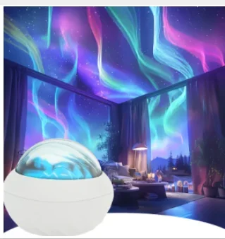 

New USB Projector NightLights With Northern Light/Rotating Waterwave Effects LED Aurora Galaxy Light Bedroom Decor Birthday Gift