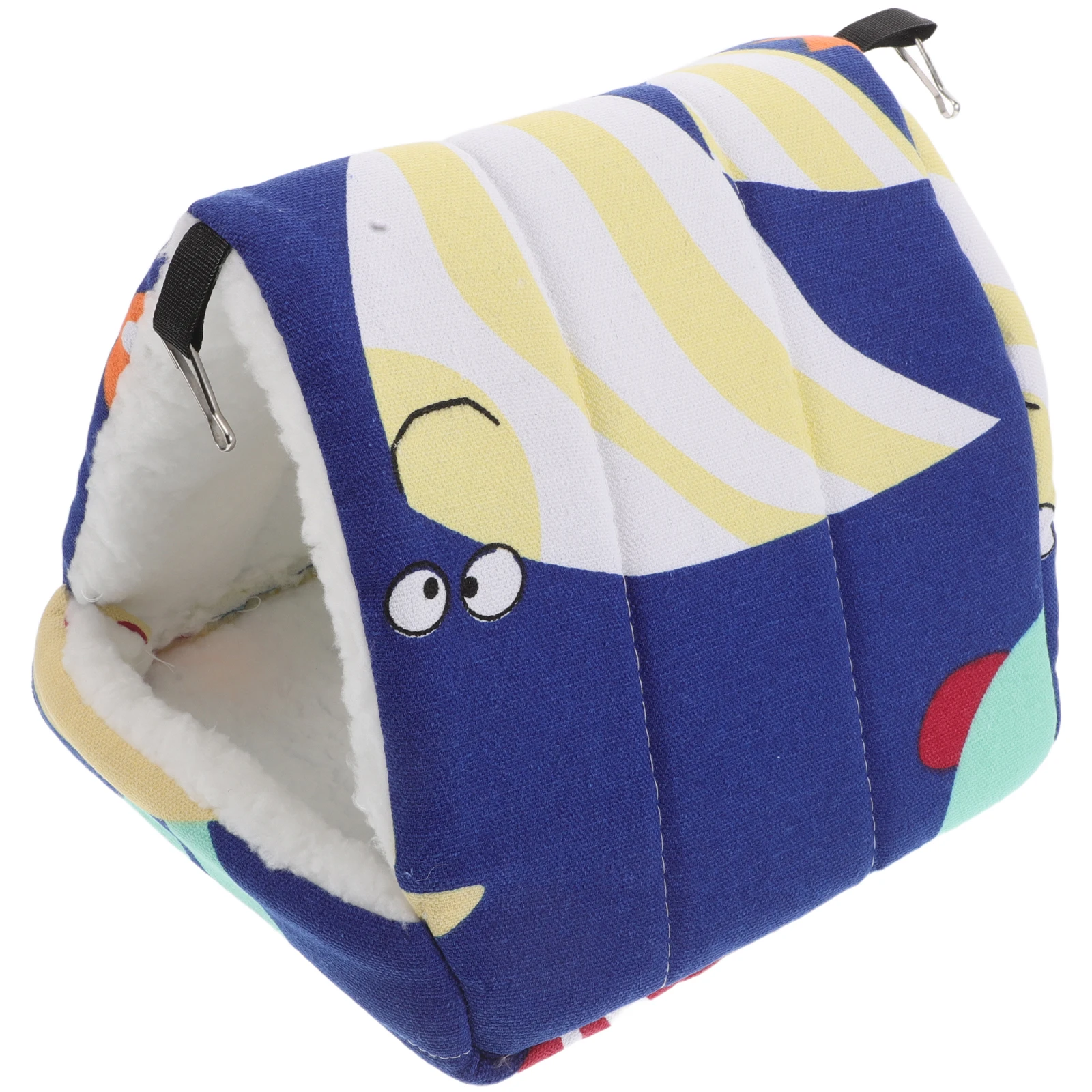 

Pet Bed Small Animal Hideout Warm House for Hamster Cage Accessories Hedgehog Washable Thicken Nest Squirrel Parrot Sugar