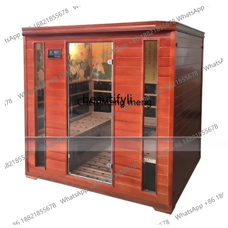 LHY26 ssSteam room Beauty salon Nano sweat steam box Household tourmaline sauna room Light wave physiotherapy room
