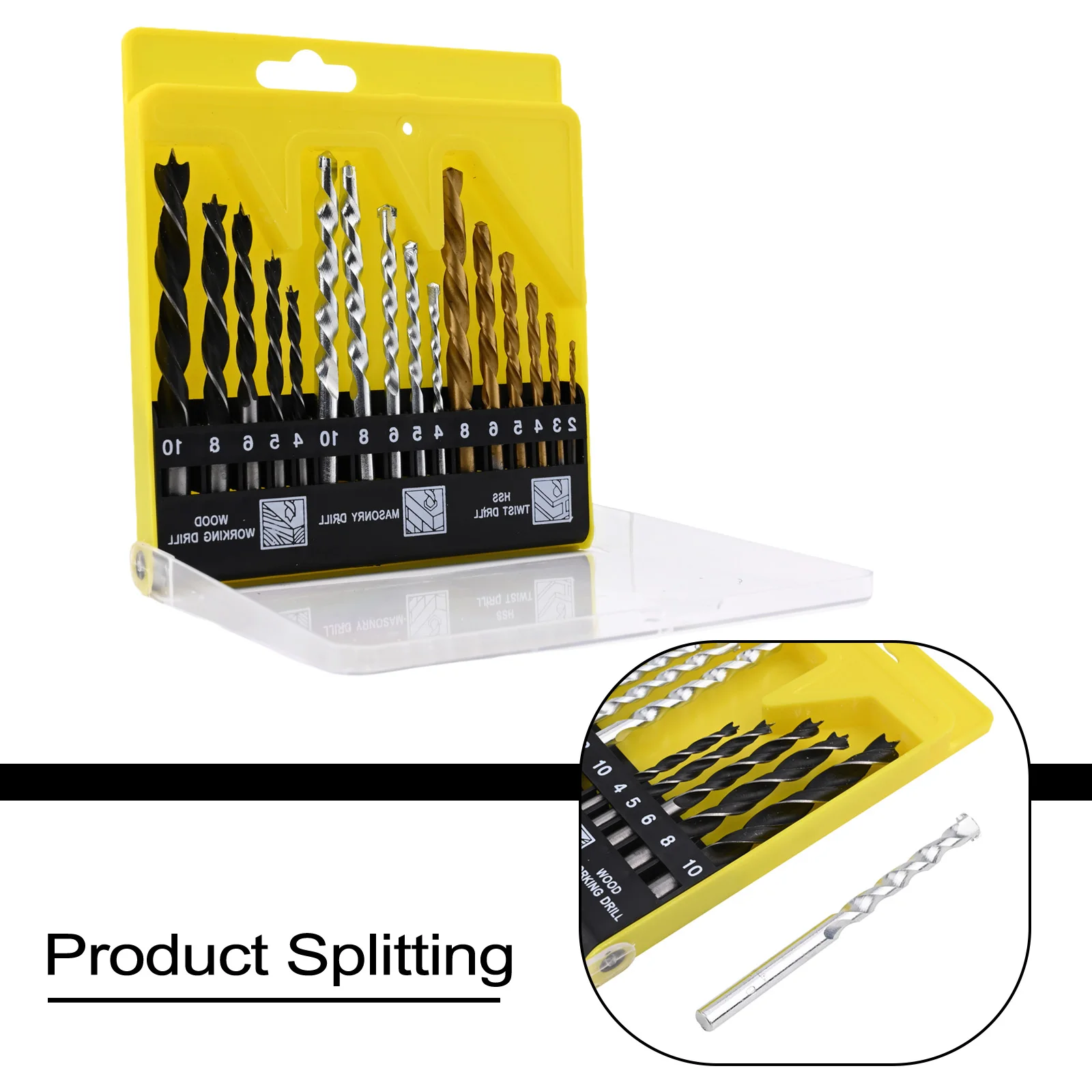 建設用コンクリートドリルビットセット石ドリルビット高品質素材正確な二重刃レンガ用コンクリート用