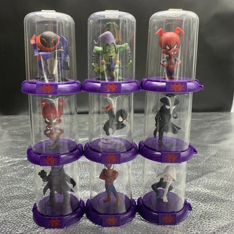

Marvel Spider-Man Parallel Universe Blind Box Authentic Movie Figure Boys Toy Trendy Plaything Gift Collectible Miniature Model